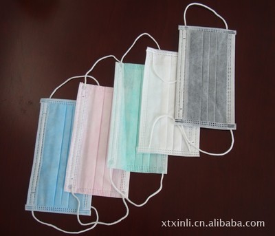 【廠家生產(chǎn)無紡布多色耳掛口罩】價(jià)格,廠家,圖片,服飾口罩,仙桃市新利塑料-